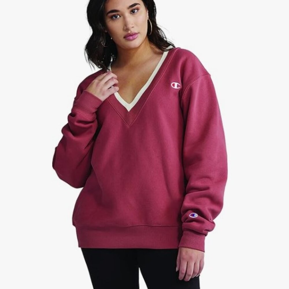 Champion Reverse Weave Rib V-Neck Sandalwood -S (Closet closing permanently 5/15